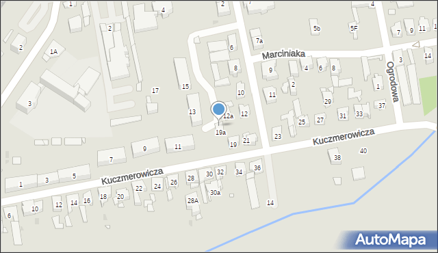 Czempiń, Kuczmerowicza Stanisława, 19b, mapa Czempiń