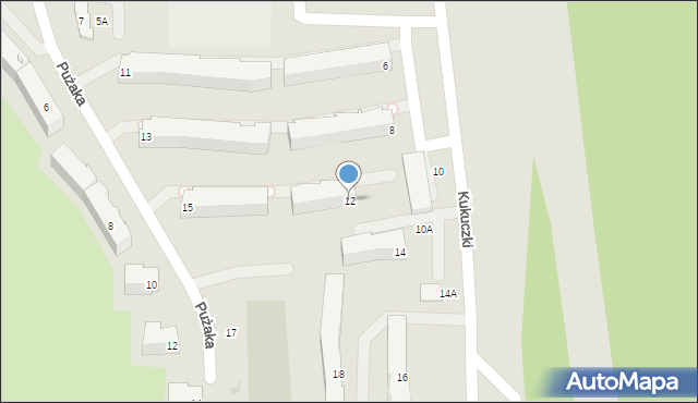 Częstochowa, Kukuczki Jerzego, 12, mapa Częstochowy