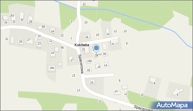 Dąbrowa Szlachecka, Kukułówka, 2a, mapa Dąbrowa Szlachecka