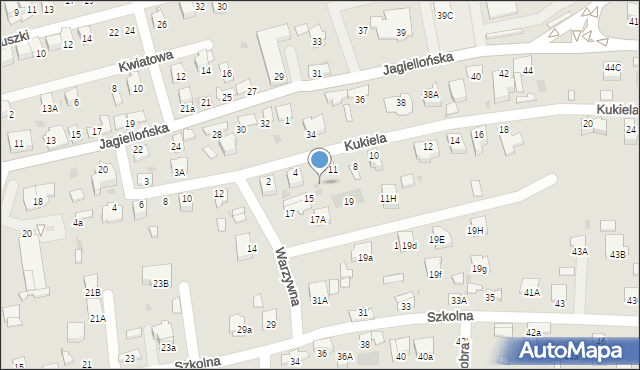 Dąbrowa Tarnowska, Kukiela Mariana, gen., 13, mapa Dąbrowa Tarnowska