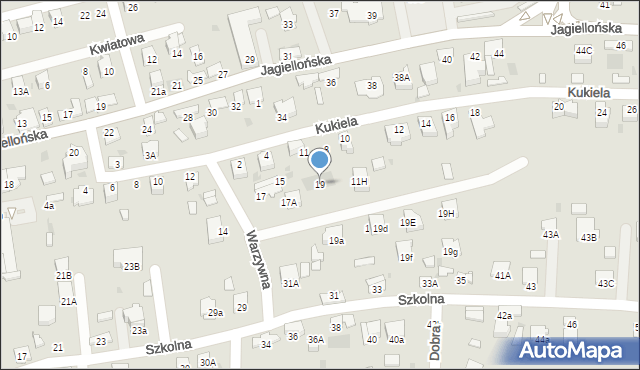 Dąbrowa Tarnowska, Kukiela Mariana, gen., 19, mapa Dąbrowa Tarnowska