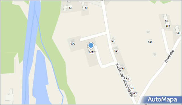 Dzianisz, Kurierów Tatrzańskich, 60, mapa Dzianisz