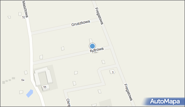 Gąski, Kutrowa, 8, mapa Gąski