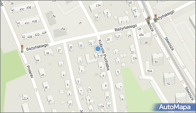 Gdańsk, Kubusia Puchatka, 2, mapa Gdańska