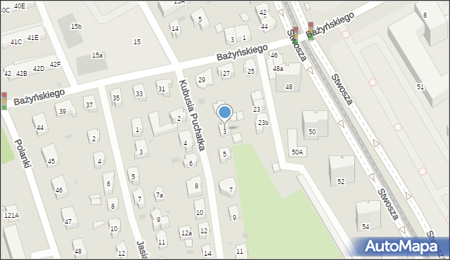 Gdańsk, Kubusia Puchatka, 3, mapa Gdańska