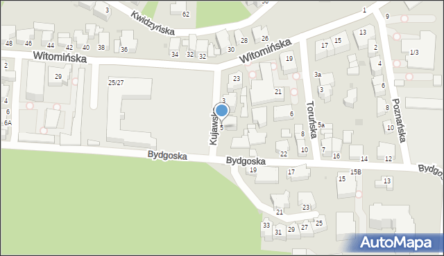 Gdynia, Kujawska, 5, mapa Gdyni