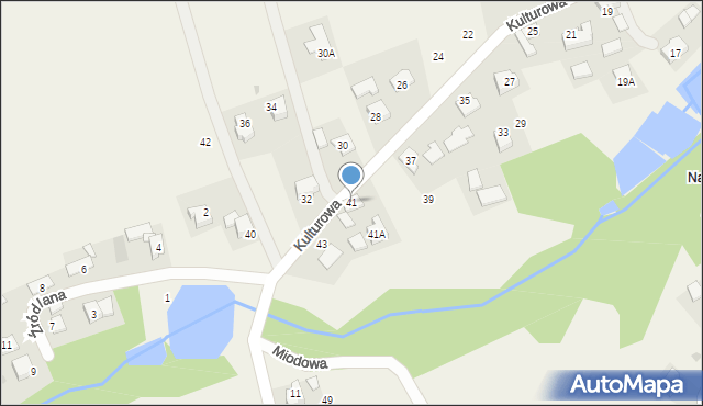 Głębowice, Kulturowa, 41, mapa Głębowice