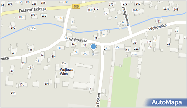 Gliwice, Ku Dołom, 2, mapa Gliwic
