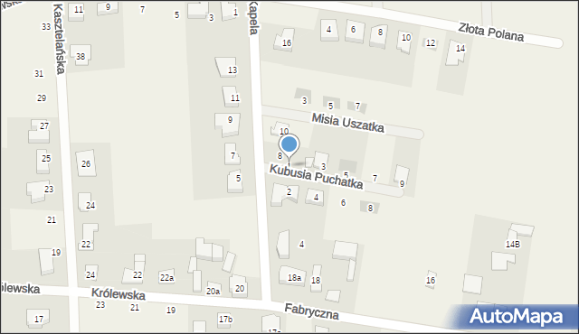 Gortatowo, Kubusia Puchatka, 1, mapa Gortatowo