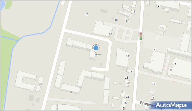 Gostynin, Kutnowska, 12, mapa Gostynin