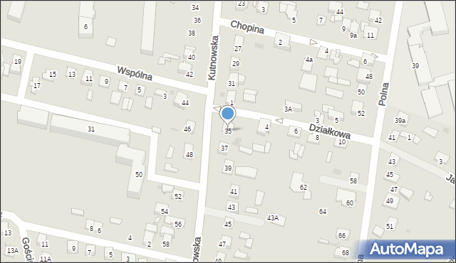 Gostynin, Kutnowska, 35, mapa Gostynin