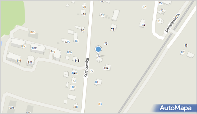 Gostynin, Kutnowska, 77, mapa Gostynin