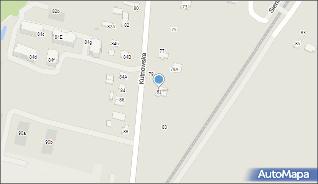 Gostynin, Kutnowska, 81, mapa Gostynin
