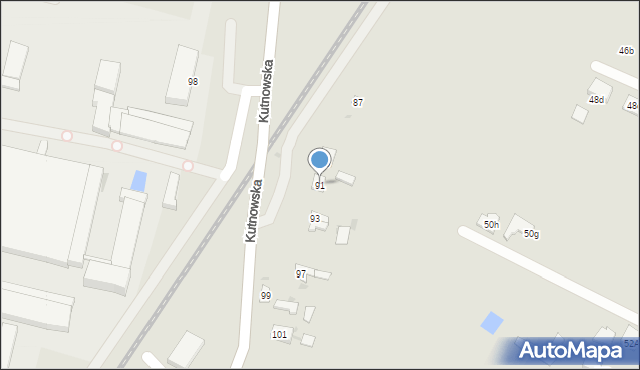 Gostynin, Kutnowska, 91, mapa Gostynin