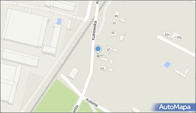 Gostynin, Kutnowska, 99, mapa Gostynin