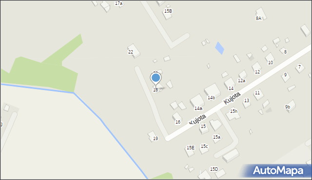Grudziądz, Kujota Stanisława, ks., 18, mapa Grudziądza