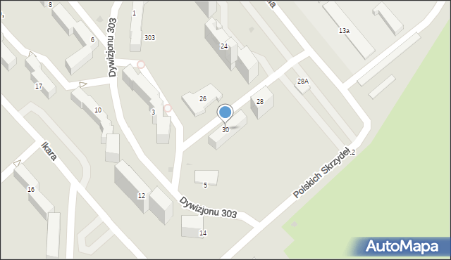 Grudziądz, Kustronia Józefa, gen., 30, mapa Grudziądza