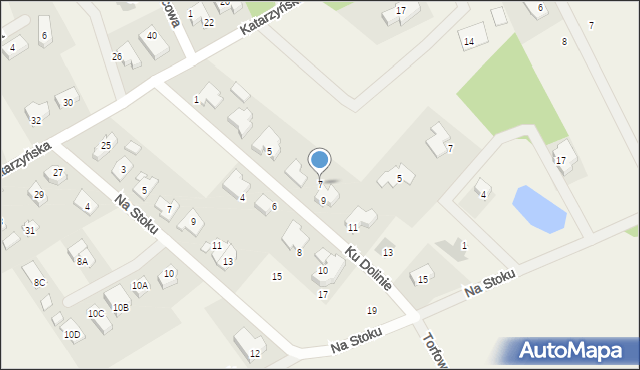 Gruszczyn, Ku Dolinie, 7, mapa Gruszczyn