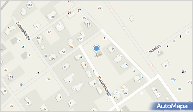 Gruszczyn, Kurpińskiego Karola, 10, mapa Gruszczyn