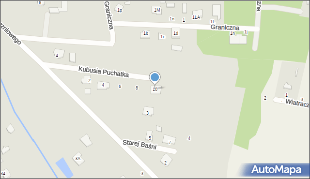 Halinów, Kubusia Puchatka, 10, mapa Halinów