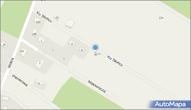 Henryków-Urocze, Ku Słońcu, 10, mapa Henryków-Urocze