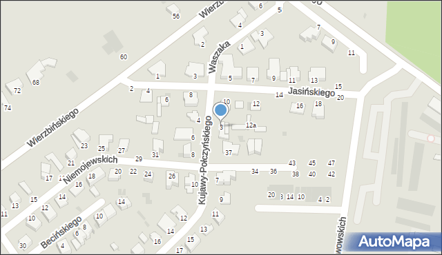 Inowrocław, Kujawy-Połczyńskiego Marcelego, 3, mapa Inowrocławia