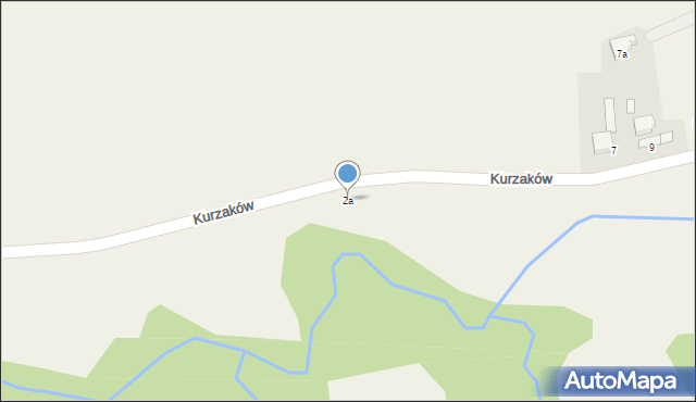 Jabłonka, Kurzaków, 2a, mapa Jabłonka