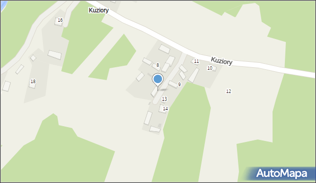 Jastkowice, Kuziory, 15, mapa Jastkowice