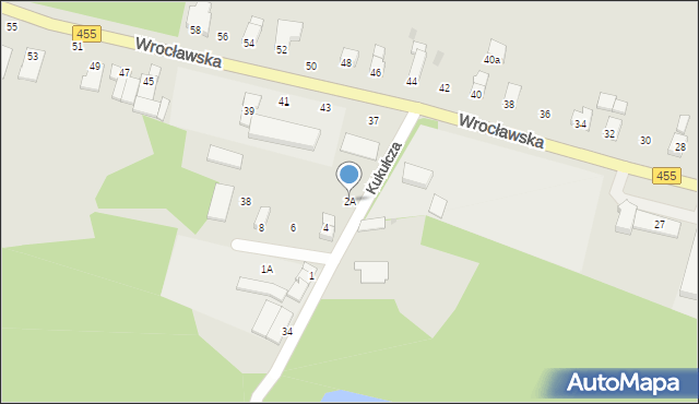 Jelcz-Laskowice, Kukułcza, 2A, mapa Jelcz-Laskowice