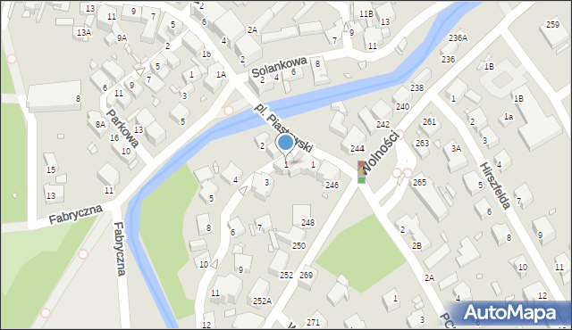 Jelenia Góra, Kubusia Puchatka, 1, mapa Jelenia Góra
