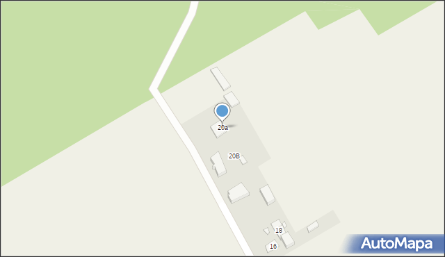 Jełowa, Kupska, 20a, mapa Jełowa