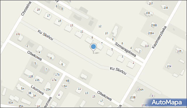 Kalinówka, Ku Słońcu, 9, mapa Kalinówka