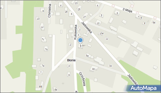 Kamieńczyk, Kukawska, 5, mapa Kamieńczyk