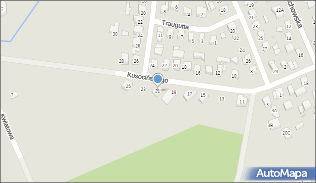 Karczew, Kusocińskiego Janusza, 21, mapa Karczew