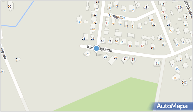 Karczew, Kusocińskiego Janusza, 23, mapa Karczew
