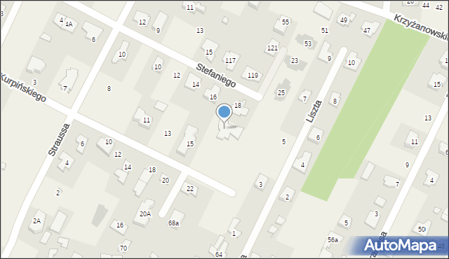 Klaudyn, Kurpińskiego Karola, 19, mapa Klaudyn