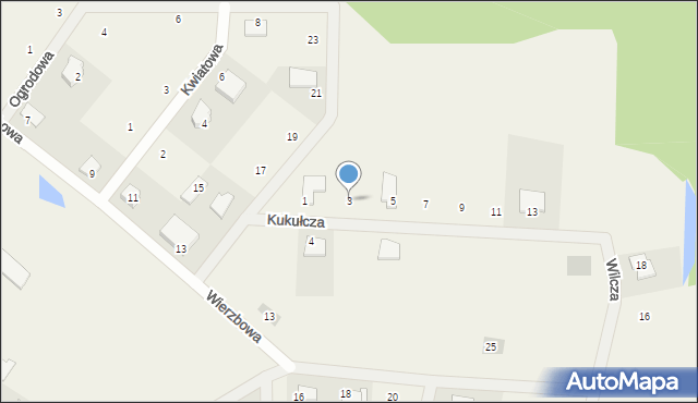 Kobylarnia, Kukułcza, 3, mapa Kobylarnia