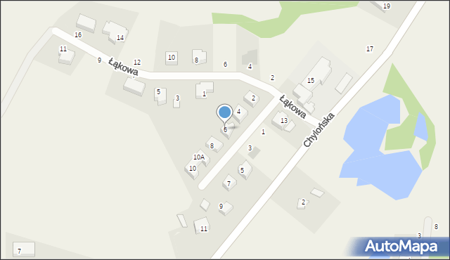 Koleczkowo, Kustusza Franciszka, 6, mapa Koleczkowo