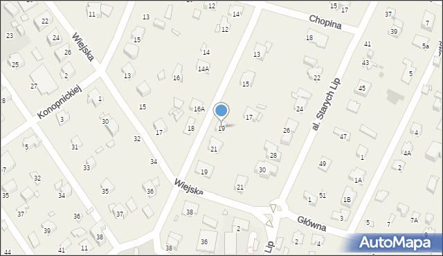 Komorów, Kurpińskiego Karola, 19, mapa Komorów