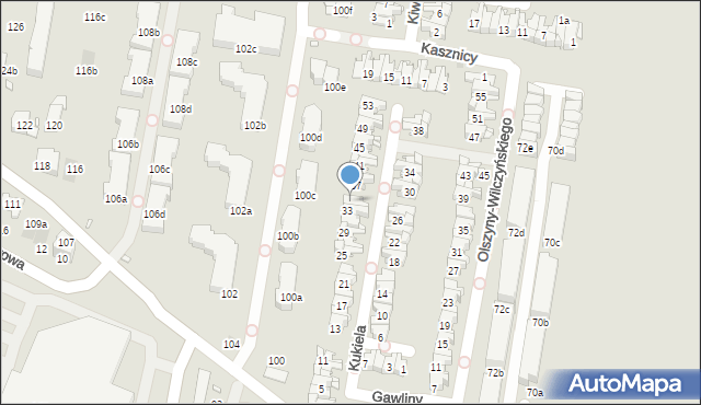 Kraków, Kukiela Mariana, gen., 35, mapa Krakowa