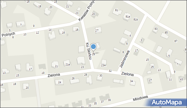 Krępa Słupska, Ku Słońcu, 29, mapa Krępa Słupska