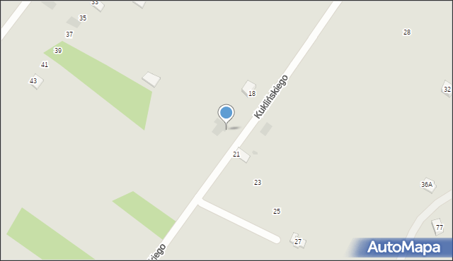 Krosno, Kuklińskiego Ryszarda, gen., 20, mapa Krosna