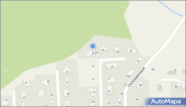 Książenice, Kurantów, 14, mapa Książenice