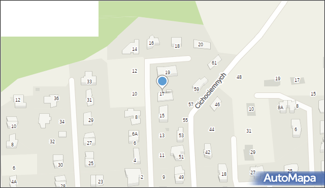 Książenice, Kurantów, 17, mapa Książenice