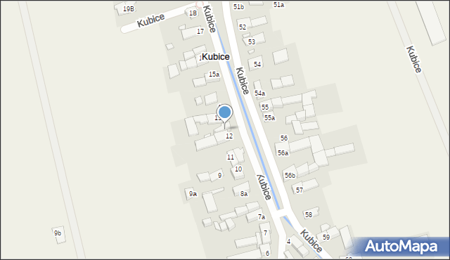 Kubice, Kubice, 13, mapa Kubice
