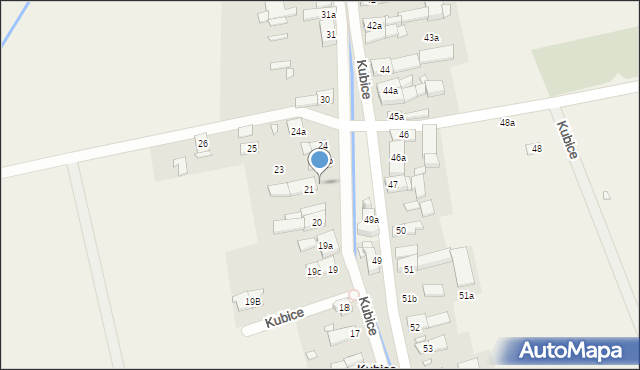 Kubice, Kubice, 22, mapa Kubice