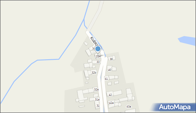 Kubice, Kubice, 33A, mapa Kubice