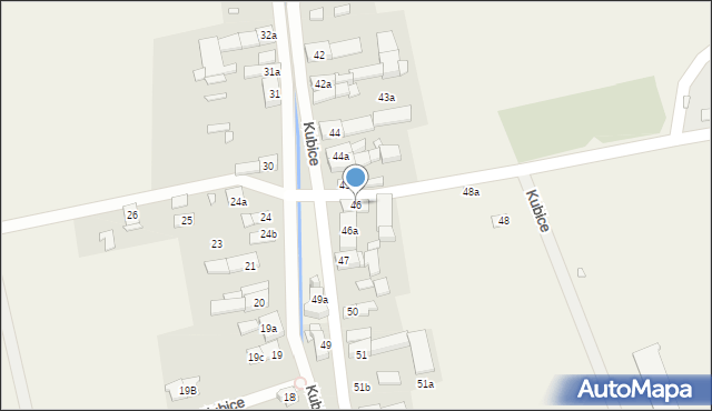 Kubice, Kubice, 46, mapa Kubice
