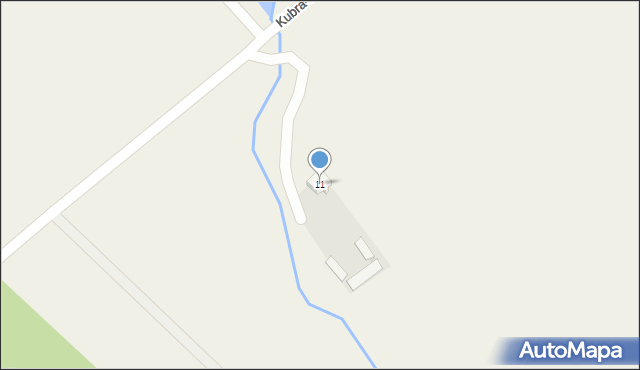 Kubra-Przebudówka, Kubra-Przebudówka, 11, mapa Kubra-Przebudówka