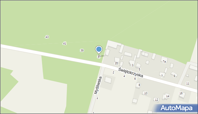 Kuby-Młyny, Kuby-Młyny, 37, mapa Kuby-Młyny